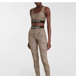 Palm Ángels leopard leggings set